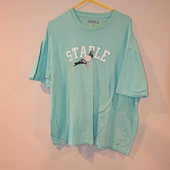 Staple Pigeon Logo T-Shirt Mens 2XL Blue - Picture 2 of 2